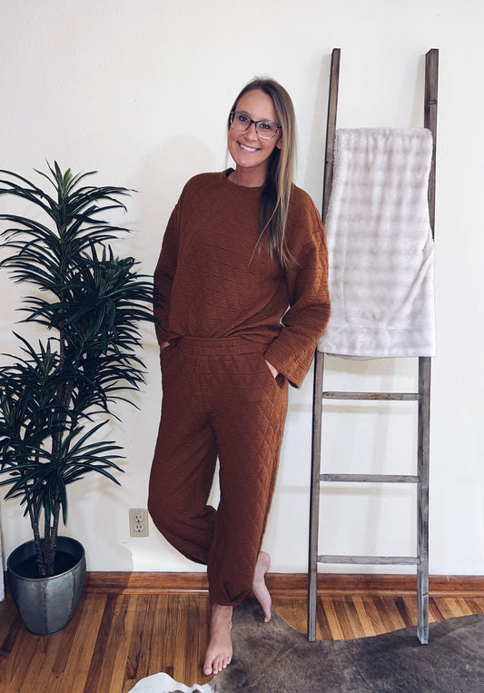 Quilted Long Sleeve Top