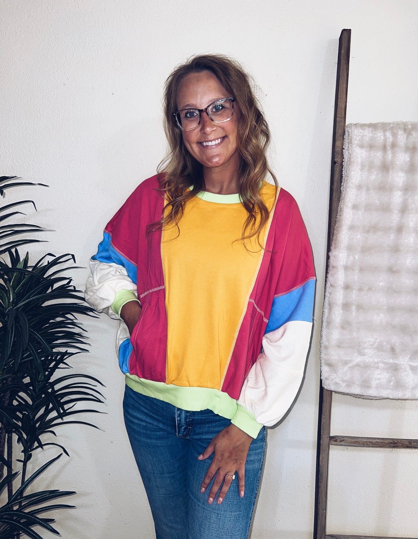 Piper Patchwork Sweatshirt