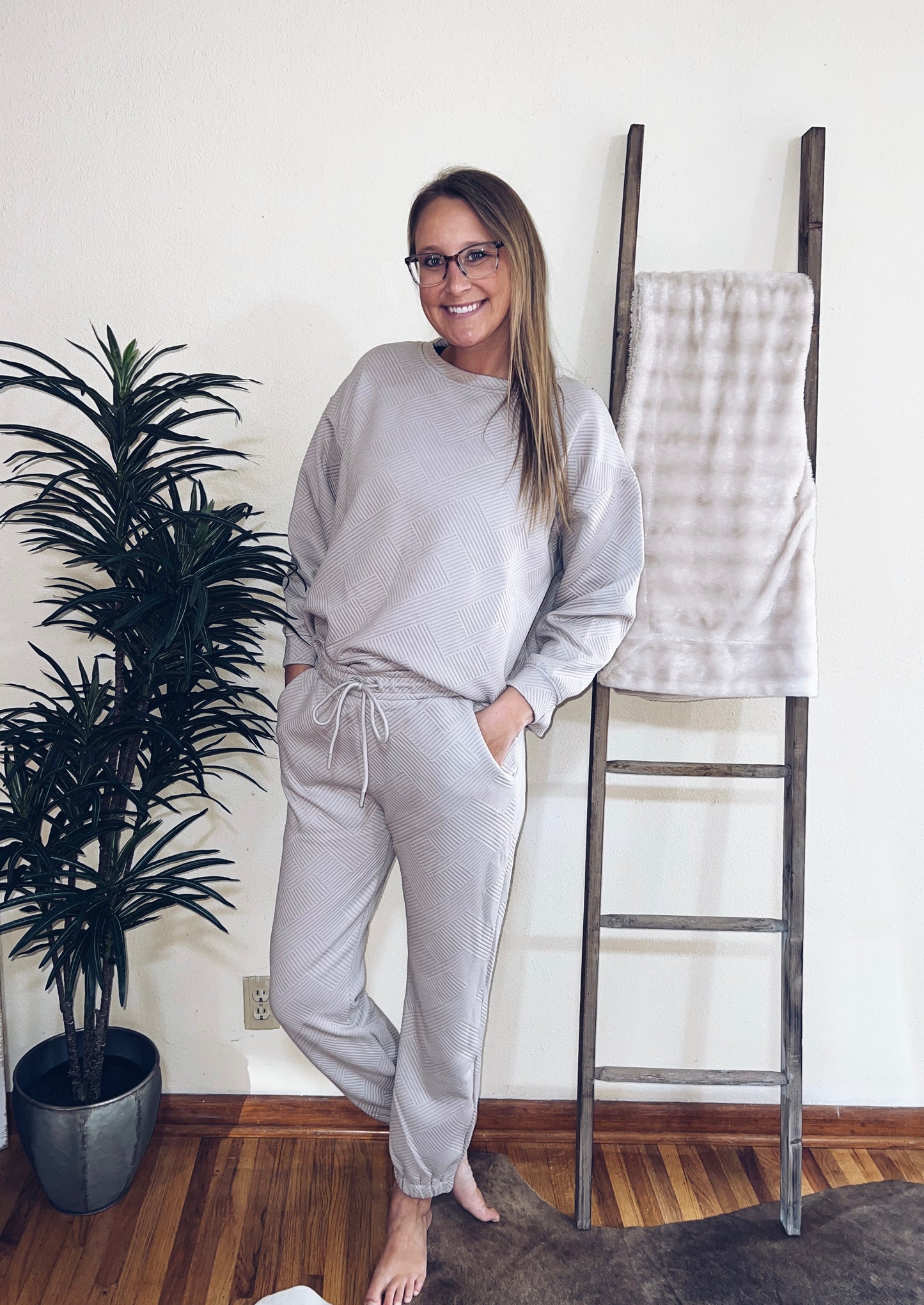 Textured Sweatshirt