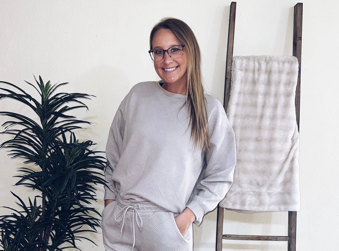 Textured Sweatshirt